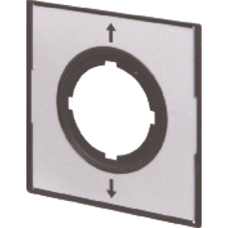Eaton Schild voor 2 standenschakelaar blanco