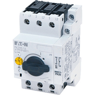 Eaton Motorbev. schak. PKZM0-10/nhi11 3polig 6,3..10a 1M,1V