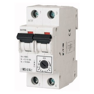 Eaton Motorbeveiligingsschakelaars 2,5-4 A 2P