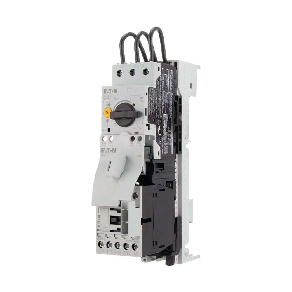 Eaton MSC Directstarter, 3P, 2.2KW/400V/ac3, 100ka, +adapter voor cu-rail