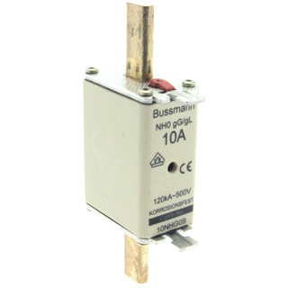 Eaton Bussmann low voltage smeltpatroon (mes) NH0 combikenmelder 10a