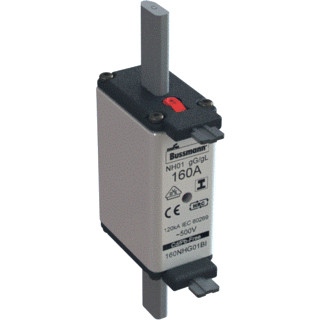 Eaton Bussmann low voltage smeltpatroon (mes) NH01 combikenmelder 100a