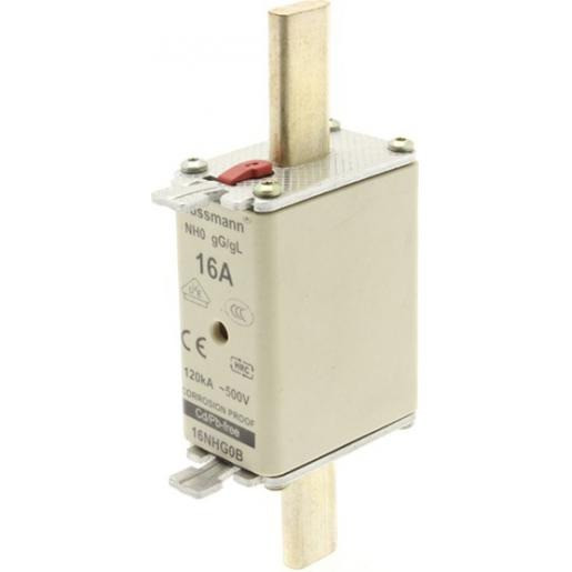 Eaton Bussmann low voltage smeltpatroon (mes) NH0 combikenmelder 16a