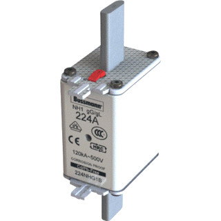 Eaton Bussmann low voltage smeltpatroon (mes) NH1 combikenmelder 224a