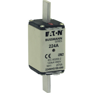 Eaton Bussmann low voltage smeltpatroon (mes) NH1 combikenmelder 224a
