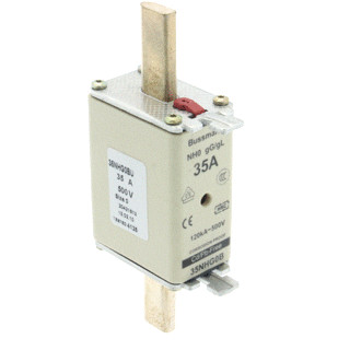 Eaton Bussmann low voltage smeltpatroon (mes) NH0 combikenmelder 35a