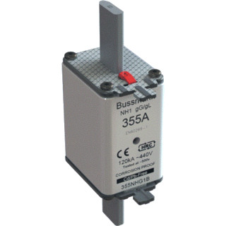 Eaton Bussmann low voltage smeltpatroon (mes) NH1 combikenmelder 355a