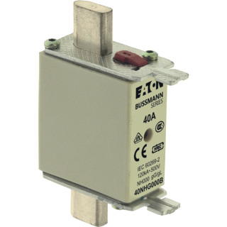 Eaton Bussmann low voltage smeltpatroon (mes) NH000 combikenmelder 40a