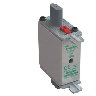 Eaton Bussmann low voltage smeltpatroon (mes) NH000 combikenmelder 50a