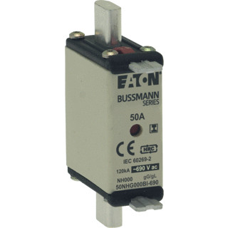 Eaton Bussmann low voltage smeltpatroon (mes) NH000 combikenmelder 50a