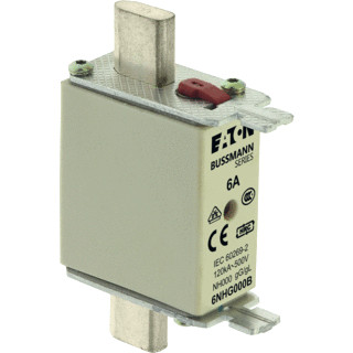 Eaton Bussmann low voltage smeltpatroon (mes) NH000 combikenmelder 6a Eaton Bussmann low voltage smeltpatroon (mes) NH000 combikenmelder 6a