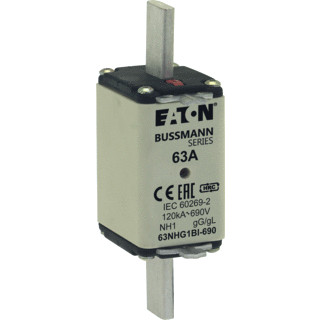 Eaton Bussmann low voltage smeltpatroon (mes) NH1 combikenmelder 63a