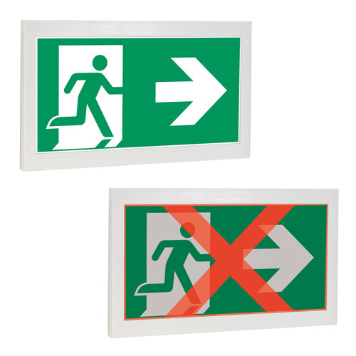 Eaton Blessing noodverlichting led adaptieve evacuatie wand opbouw unit centraal,