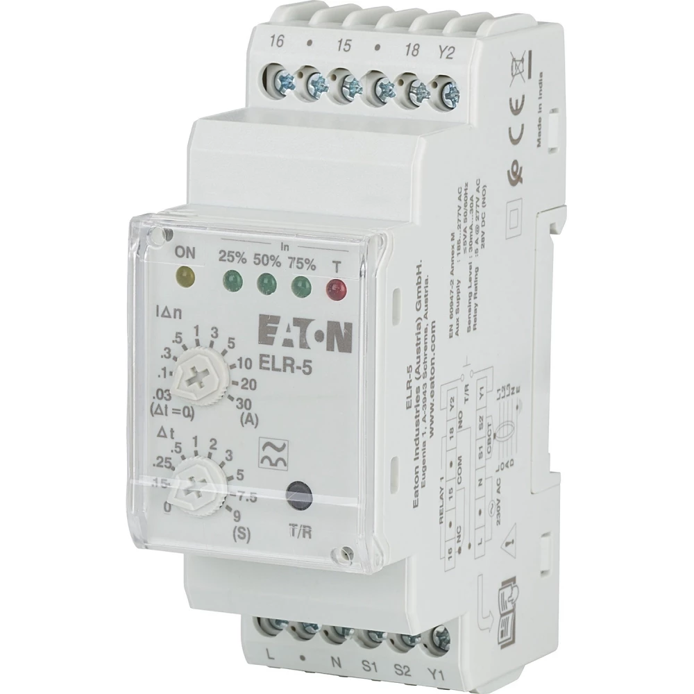 Eaton NZM foutstroomrelais 30ma-5a