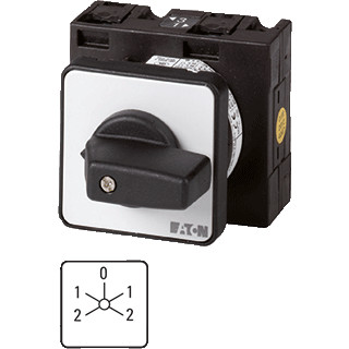 Eaton Omkeer-poolomschakelaar dahlander 3P ie=25a FS 2-1-0-1-2 45GR. 48X