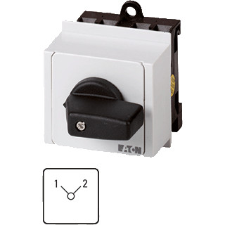 Eaton Omschakelaar 1P ie=12a FS 1-2 90GR. vast 45x45mm dra