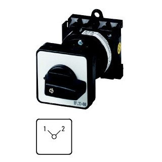 Eaton Omschakelaar 1P ie=12a FS 1-2 90GR. vast 48x48mm tussenbouw