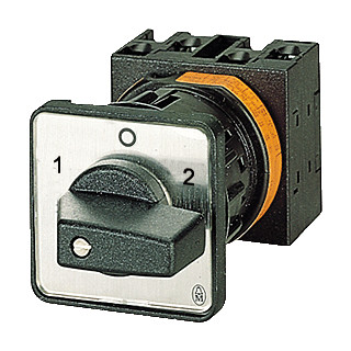 Eaton Omschakelaar 3P ie=12a FS 1-0-2 45GR. vast 48x48mm eengats fronti