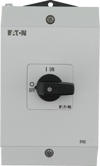 Eaton P lastschakelaar Aan-Uit-schakelaar, 3-polig + 1MC + 1VC, 40 A, opbouw, hardspiegeluitv