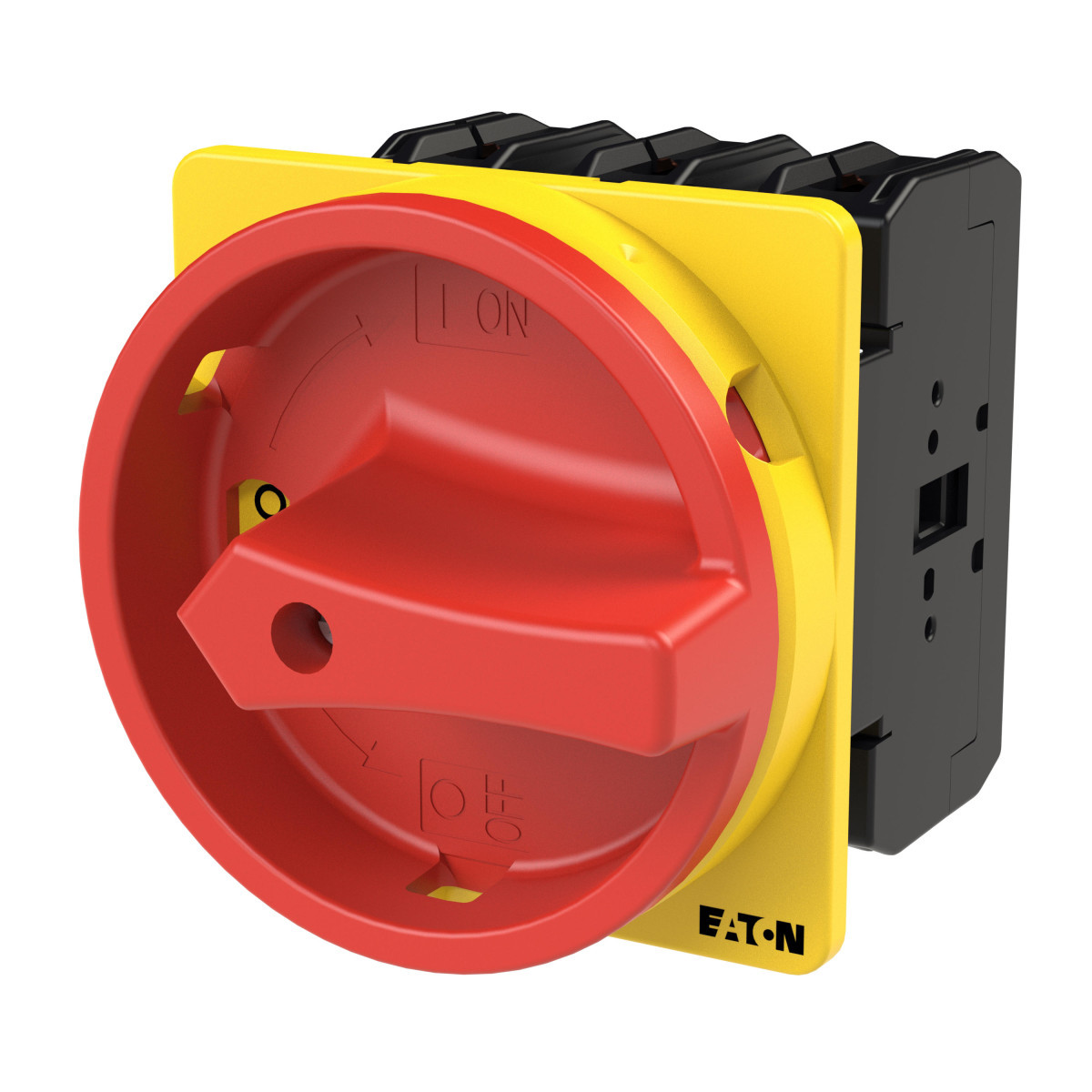 Eaton P lastschakelaar Hoofdschakelaar, P3, 80 A, inbouw, 3-polig, nood-uit-functie, met rode