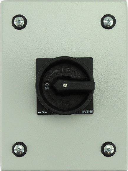 Eaton P lastschakelaar Stalen Behuizing met lastscheider 40a 3P draaigreep zwart vergrendelba