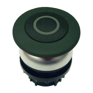 Eaton Paddestoeldrukknop zwart 0 terugverend