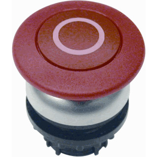 Eaton Paddestoeldrukknop zwart 0 vast