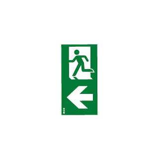 Eaton CrystalWay Inlegpictogram (verticaal) crystalway 30M, iso B, pijl links