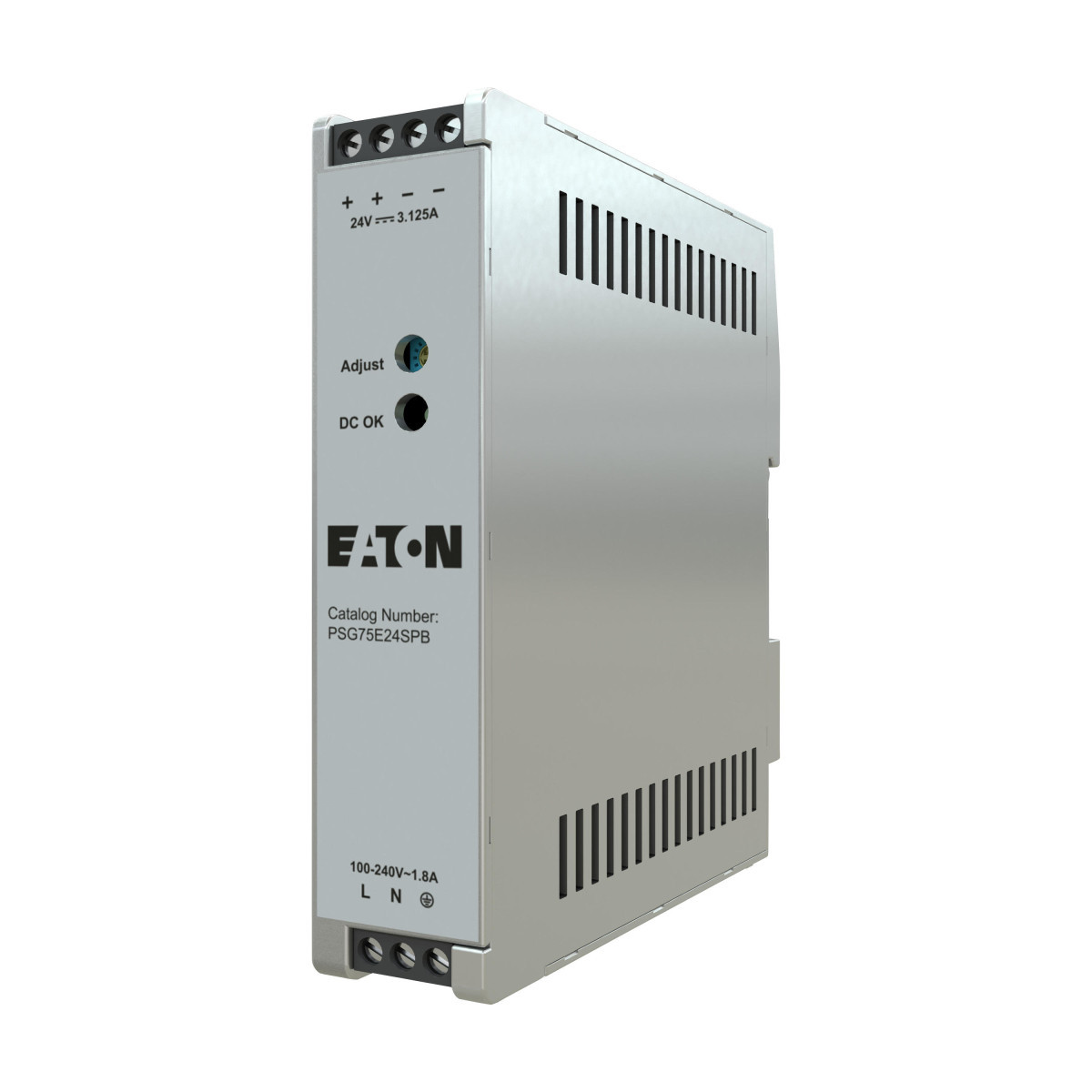 Eaton PSG Voeding Pri. 85 - 264vac, sec. 24VDC, 75 W, 3,125a