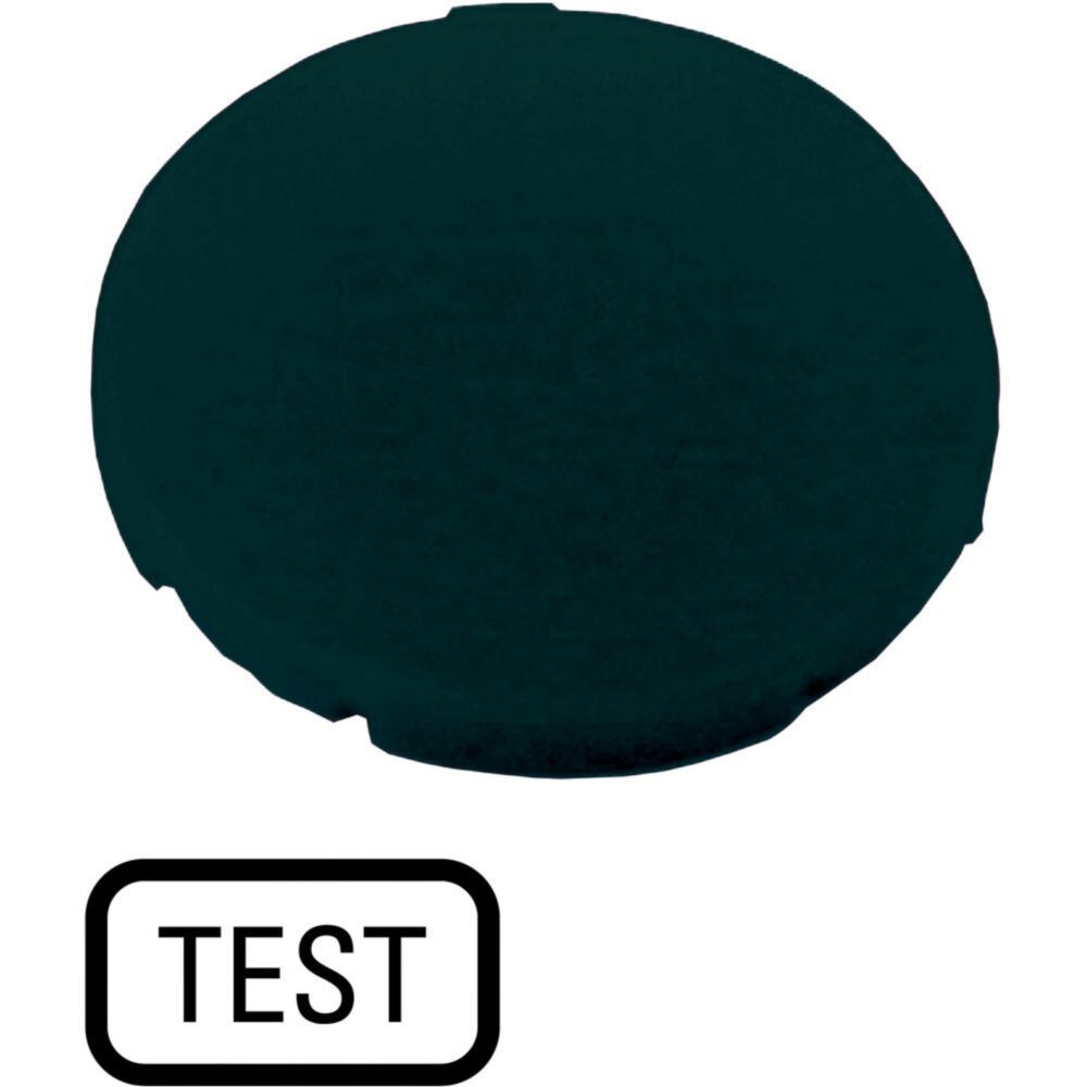 Eaton Indicatieplaatje vlak zwart test