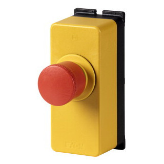 Eaton RMQ M22 Nood-Stop-/nood-uit-drukknop, in behuizing, paddestoelvormig, 30 MM, O