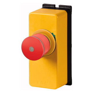 Eaton RMQ M22 Nood-Stop-/nood-uit-drukknop, in behuizing, paddestoelvormig, 30 MM, V