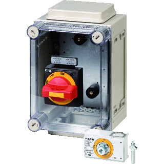 Eaton Schakelaarkast leeg NZM1(-4) PN1(-4) N(S)1(-4) max.125a rood/geel