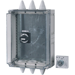 Eaton Schakelaarkast leeg NZM2(-4) PN2(-4) N(S)2(-4) max.250a zwart