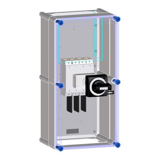 Eaton Schakelkast met NZM1 125-160a 4P