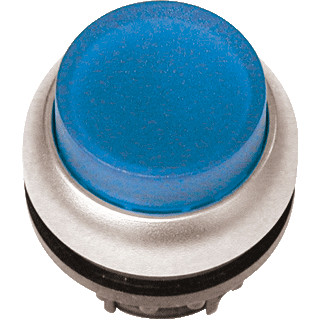 Eaton Signaaldrukknop hoog blauw vast