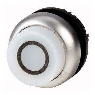 Eaton Signaaldrukknop hoog wit 0 vast