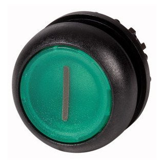 Eaton Signaaldrukknop vlak groen I terugverend