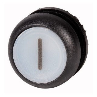 Eaton Signaaldrukknop vlak wit I terugverend