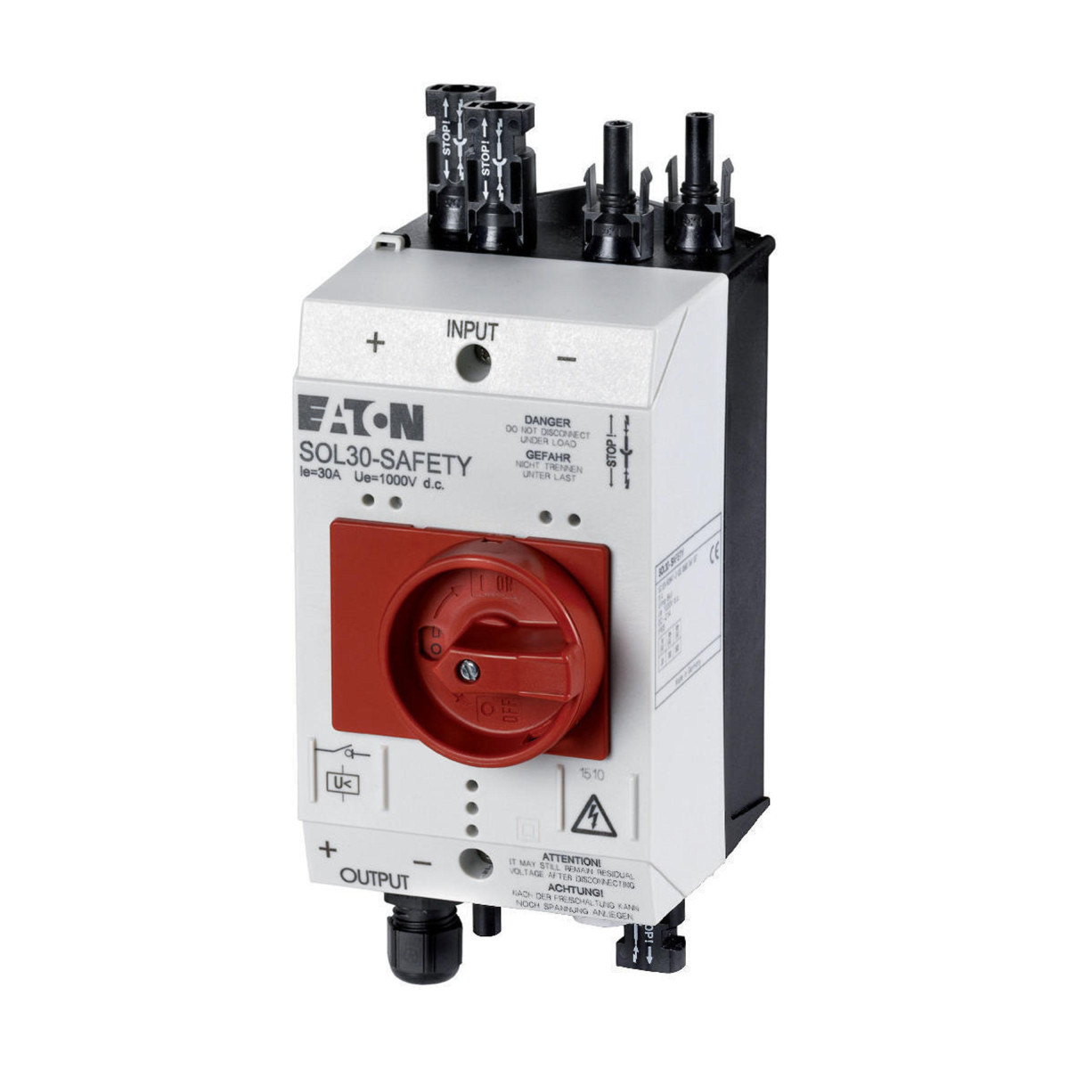 Eaton SOL Brandweerschakelaar 25a, ua 225V50HZ, M12/M16