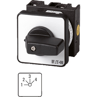 Eaton Stappenschakelaar contacten: 16 20 A frontplaat: 1-4 45 ° vast I