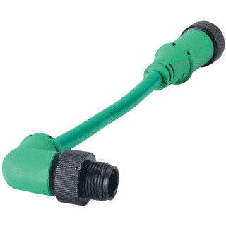 Eaton SW-DT T-conn.kabel 5P rond 0,1 M M12 male haaks en M12 fem.recht ,