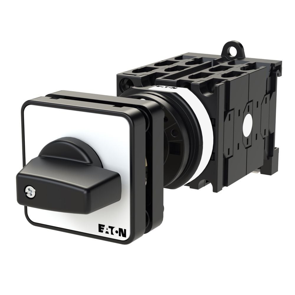 Eaton T nokkenschakelaar Omschakelaar, contacten: 10, 20 A, frontplaat: 1-0-2, 60 °, vast, tuss