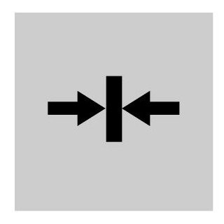 Eaton Tekstschild 18x18 transparant spannen