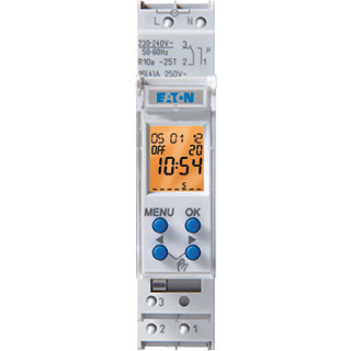 Eaton Tijdsch.klok digitaal-1 wissel-week-din-rail mont.-smalle uitvoering