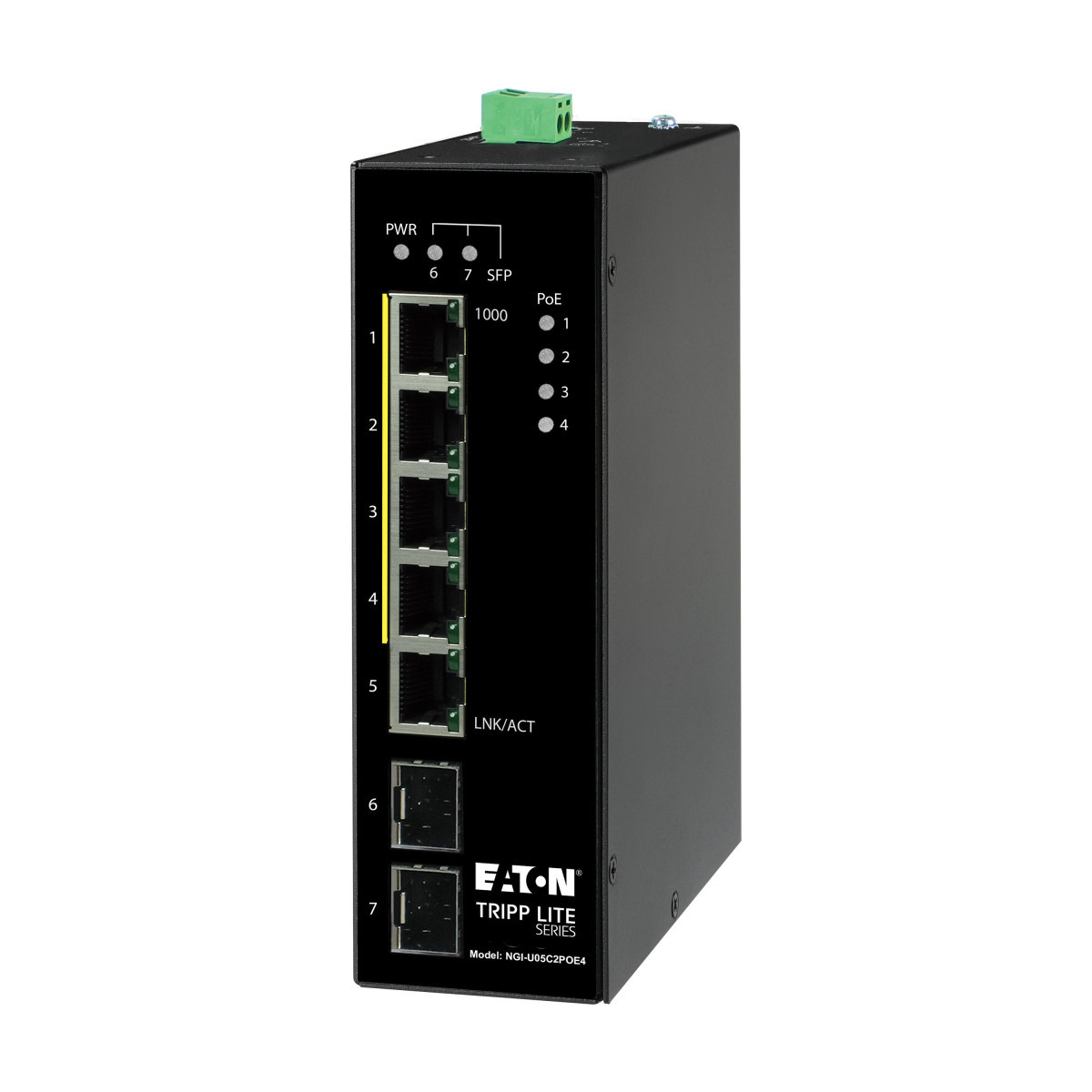 Eaton Tripp Lite 5-Port unmanaged industrial gigabit ethernet switch - 10/100/1000 MBPS