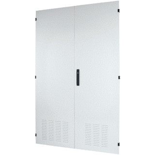 Eaton Xenergy deur kast/lessenaar symmetrisch gedeelde dubbele vleugeldeur H1940MM B620MM D27MM staal grijs