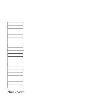 Eaton ZSD acc. Verdelerveld, 7-rij, H=1050MM