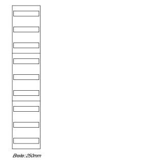 Eaton ZSD acc. Verdelerveld, 9-rij, H=1350MM