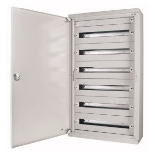 Eaton xEnergy Basic Wandverdeler Ip30, 52te, bxhxd=400x760x262.5, wit, draaigreep, opbouw